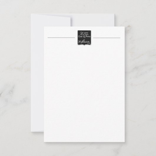 手紙および招待カードのあなたの家紋 招待状 (正面)