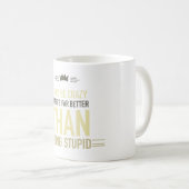 手紙が出るかも熱狂するしれぬ コーヒーマグカップ (正面右)