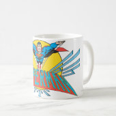 手紙すごいを持つ人 コーヒーマグカップ (正面右)