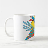 手紙すごいを持つ人 コーヒーマグカップ (左)