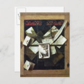 手紙とノート付きトロンプ・ロワール, 1665 ポストカード (正面/裏面)