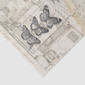 手紙のコラージュ 薄葉紙 (詳細)