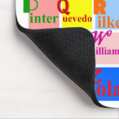 手紙のフォーク マウスパッド (コーナー)