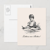 手紙の方が好い ポストカード (正面/裏面)