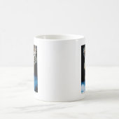 手紙の映画のポスターを持つフクロウ コーヒーマグカップ (中央)