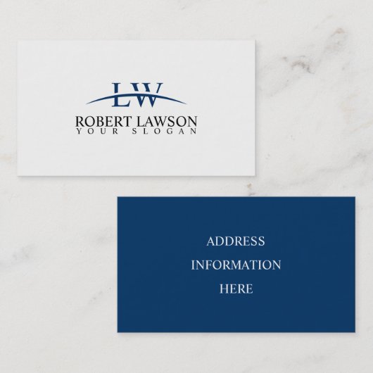 手紙の略称はアークのロゴのデザインで半分になりました 名刺 (正面/裏面)