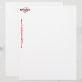 手紙の頭部 レターヘッド (正面/裏面)