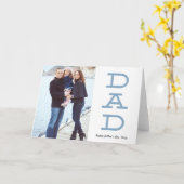 手紙はっきりしたパパ父の日フォトグリーティングカード カード (黄色い花)