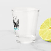 手紙はっきりした「花婿介添人」結パーソナライズされた婚会 ショットグラス (右)