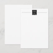 手紙や招待状にあなたの家紋 招待状 (正面/裏面)