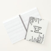 手紙をパパ天国 ノートブック (内部)