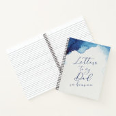 手紙をパパ天国 ノートブック (内部)