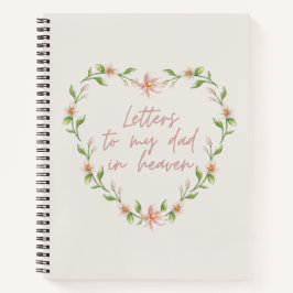 手紙をパパ天国 ノートブック