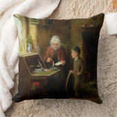 手紙を密封します、1890年(パネルの油) クッション (ブランケット)