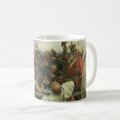 手紙を書いているZaporozhyeのコサック人 コーヒーマグカップ (正面右)