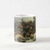 手紙を書いているZaporozhyeのコサック人 コーヒーマグカップ (中央)