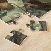 手紙を書いているZaporozhyeのコサック人 ジグソーパズル (側面)