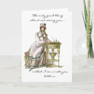 手紙を書きます カード