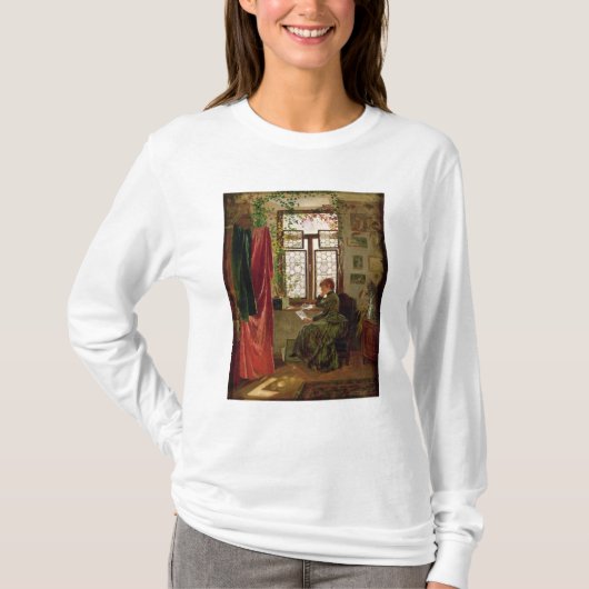 手紙を読むこと Tシャツ (正面)