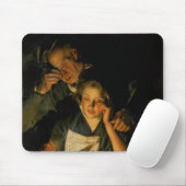 手紙を読んでいる女の子 マウスパッド (マウス)