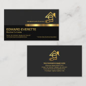 手紙スタイリッシュE電気工事士サービス 名刺 (正面/裏面)