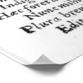 手紙プレートメーカー ポスター (角)