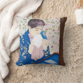 手紙メリー・カッサット クッション (ブランケット)