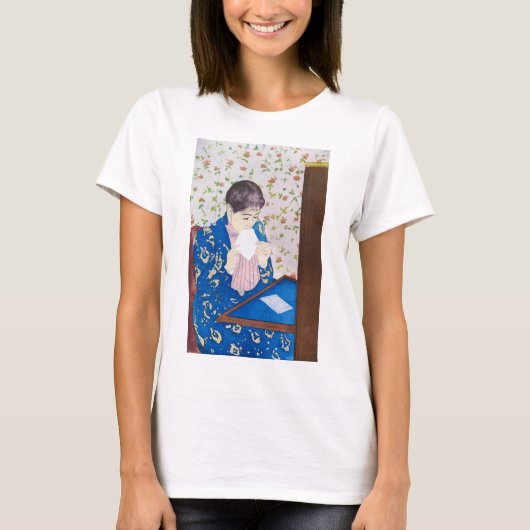 手紙メリー・カッサット Tシャツ (正面)