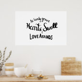 手紙家族引用文ポスター ポスター (キッチン)