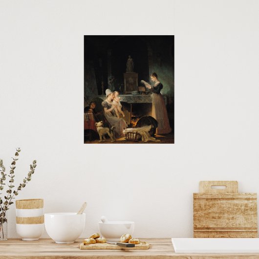 手紙読は ポスター (キッチン)