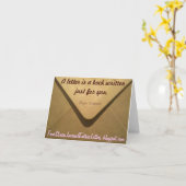 "手紙"の引用文 カード (黄色い花)