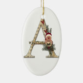 手紙-クリスマスのオーナメント セラミックオーナメント (右)