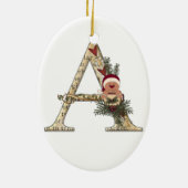 手紙-クリスマスのオーナメント セラミックオーナメント (裏面)