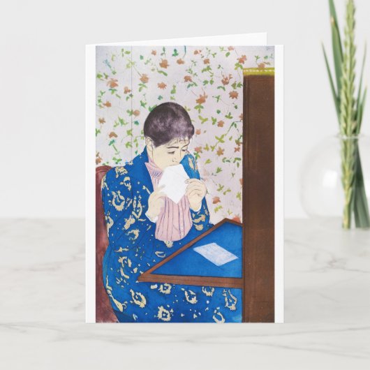 「手紙」, メアリー・カサット カード (正面)