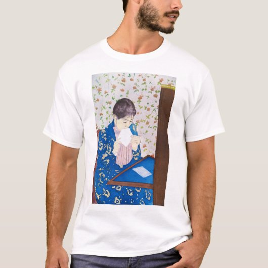 「手紙」, メアリー・カサット Tシャツ (正面)