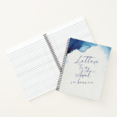 手紙/叔母宛の天国帳 ノートブック (内部)