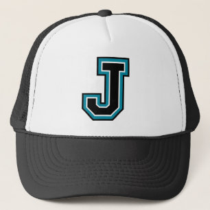 手紙"J"のモノグラム キャップ