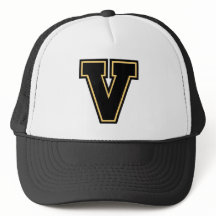 手紙"V"モノグラムTrucker Hat