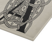 手紙Aヴィンテージケルト結び目模様モノグラム カッティングボード (角)