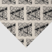 手紙Aヴィンテージケルト結び目模様モノグラム 薄葉紙 (詳細)