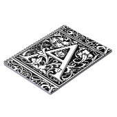 手紙A中世モノグラムアールヌーボー ノートブック (左側)