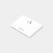 手紙A (名前をカスタムする) ポストイット (アングル)