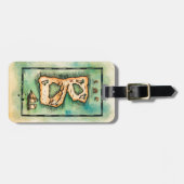 手紙Bの宝物地図 ラゲッジタグ (正面横)