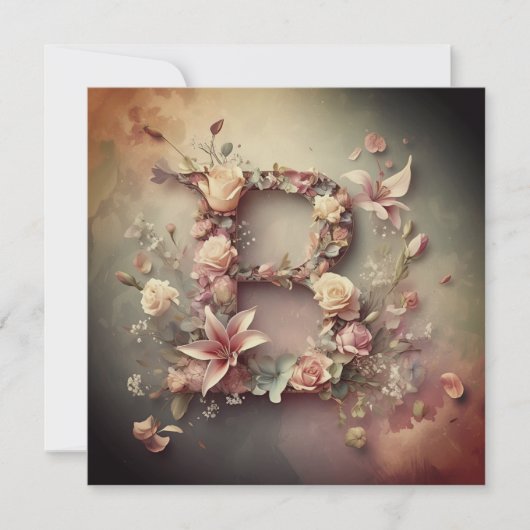 手紙Bノートカード ノートカード (正面)