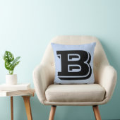 手紙Bモノグラム枕 クッション (椅子)