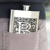 手紙B中世モノグラムアールヌーボー フラスク (インサイチュ)