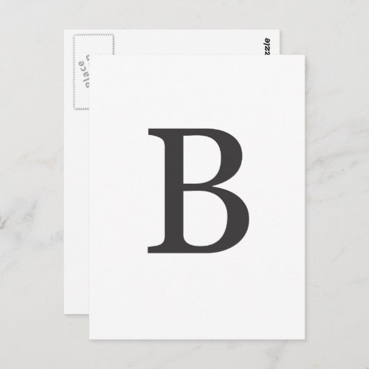 「手紙B」 ポストカード (正面/裏面)