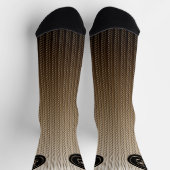 「手紙B」モノグラム ソックス (上部)