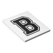 手紙B、Collegiateアルファベット ノートパッド (アングル)