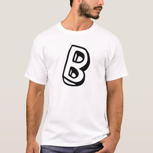 手紙B Tシャツ (正面)